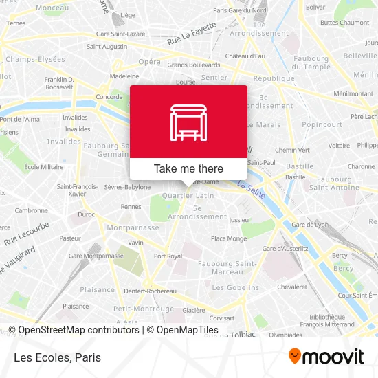 Les Ecoles map