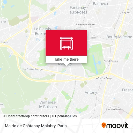 Mairie de Châtenay-Malabry map