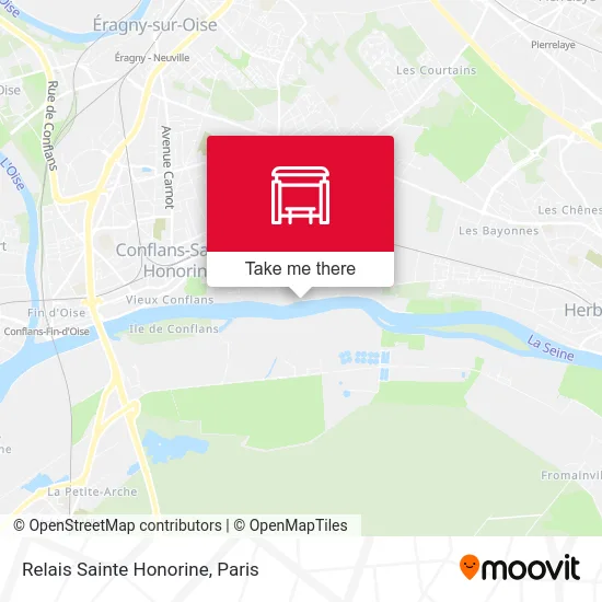 Relais Sainte Honorine map