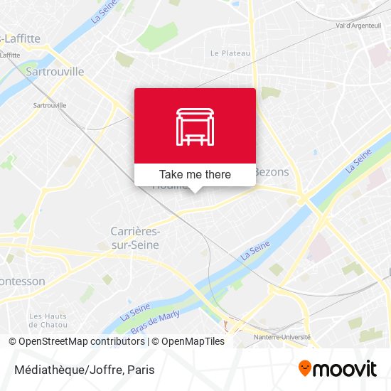 Médiathèque/Joffre map