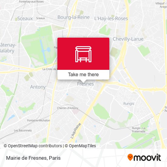 Mapa Mairie de Fresnes