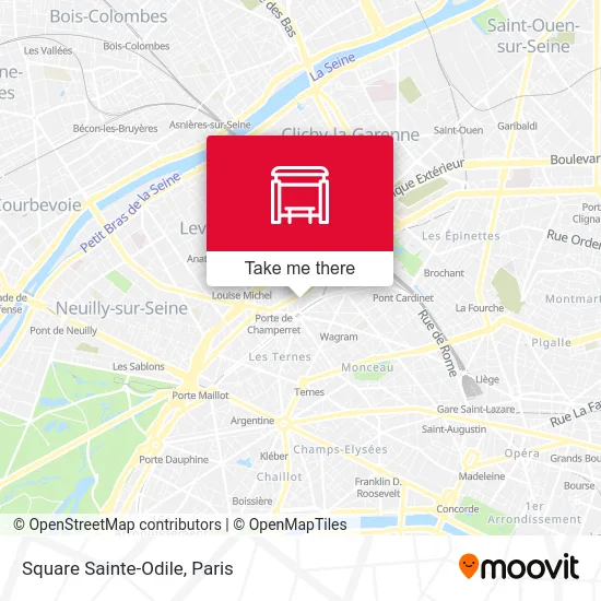 Square Sainte-Odile map