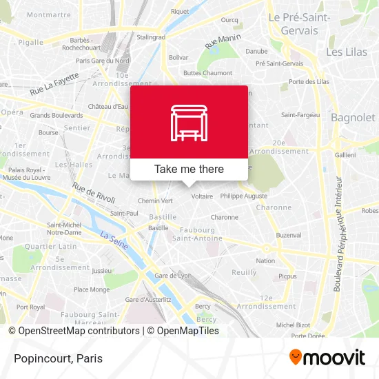 Popincourt map