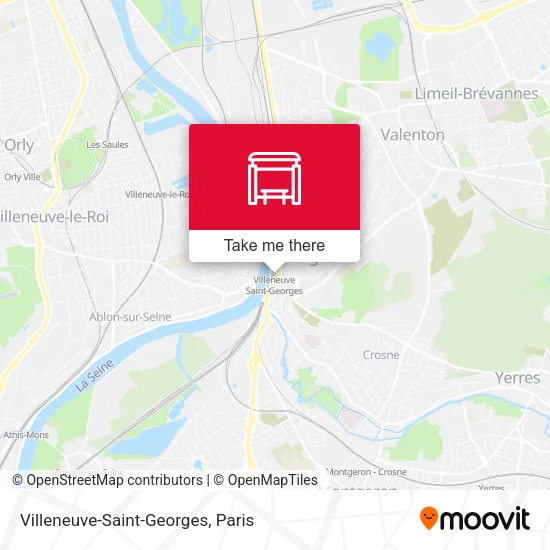Villeneuve-Saint-Georges map
