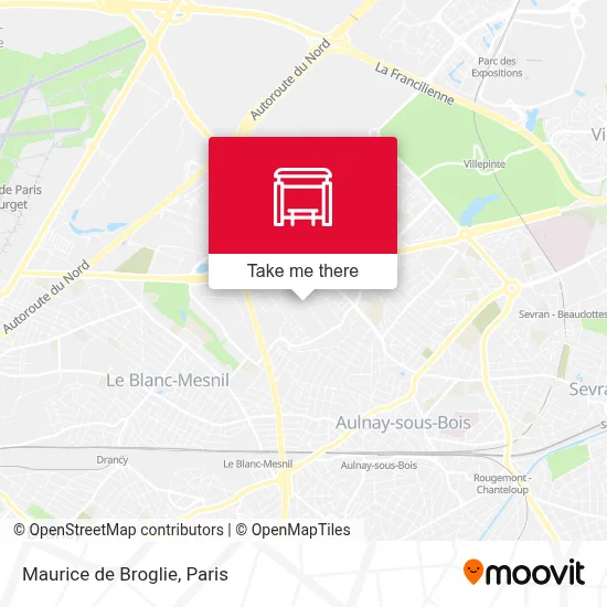 Maurice de Broglie map