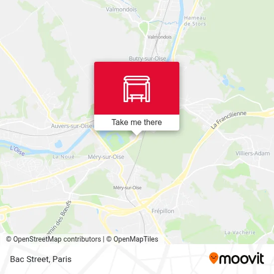 Mapa Rue du Bac