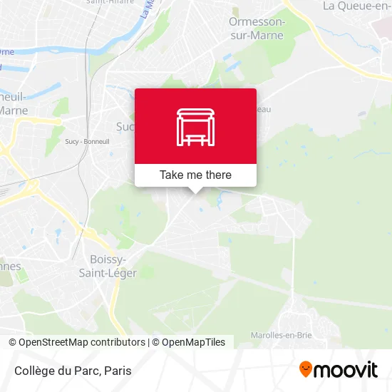 Collège du Parc map