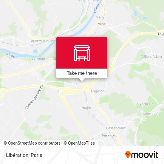Libération map