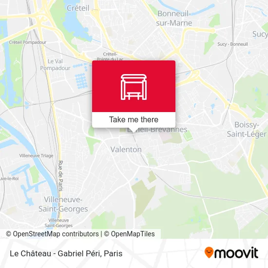 Le Château - Gabriel Péri map