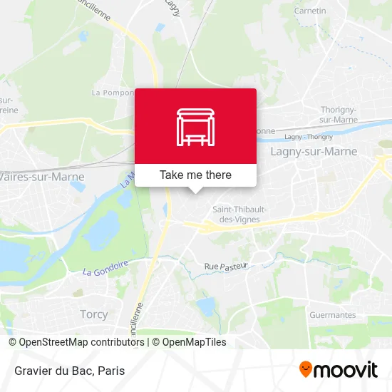 Gravier du Bac map