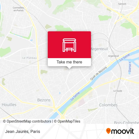 Jean Jaurès map