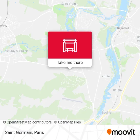 Saint Germain map