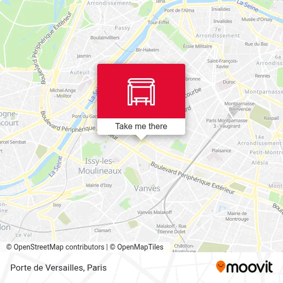 Porte de Versailles map