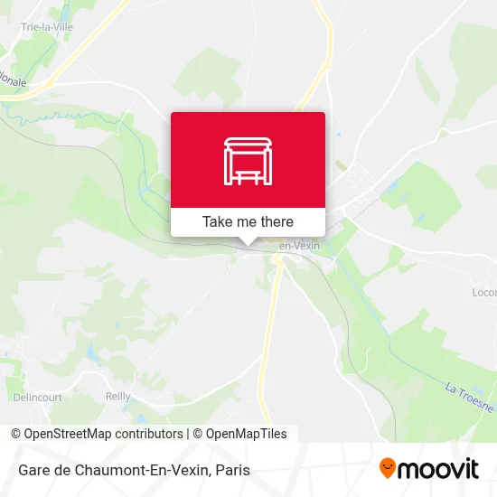 Gare de Chaumont-En-Vexin map