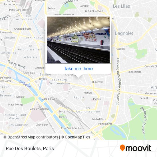 Rue Des Boulets map