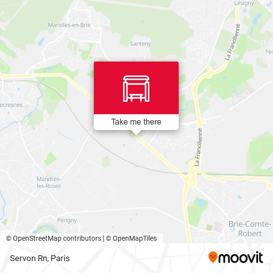 Servon Rn map