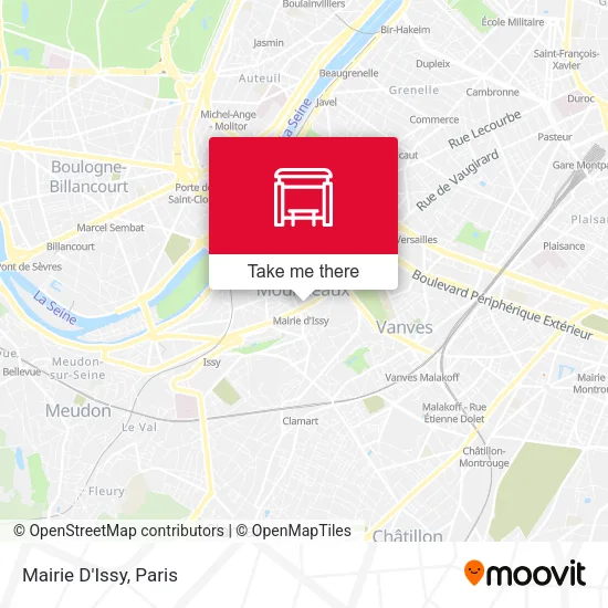 Mairie D'Issy map