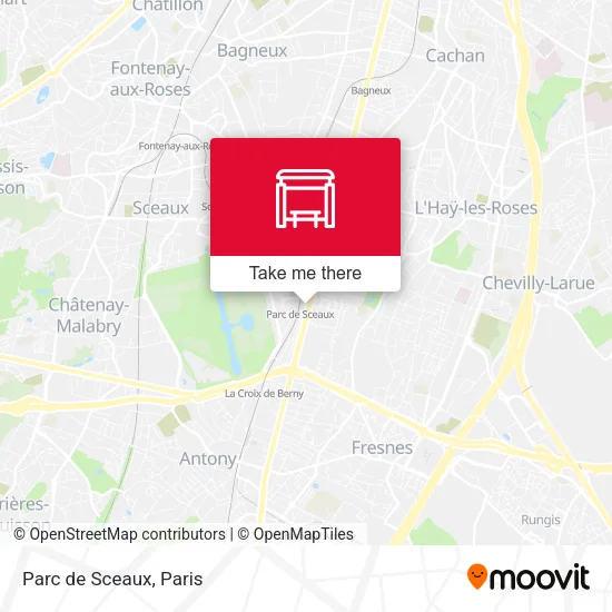 Parc de Sceaux map
