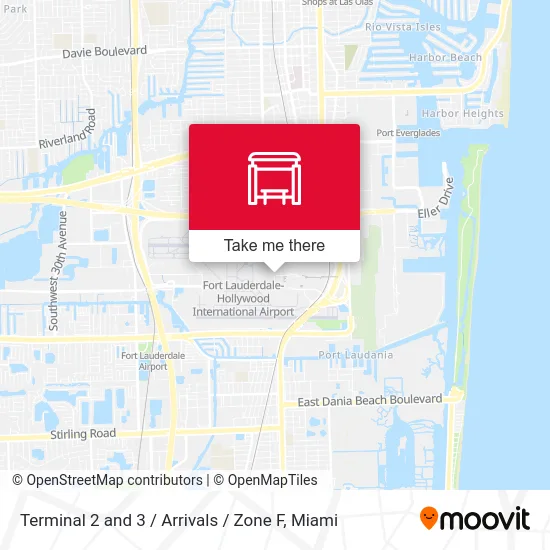 Terminal 2 and 3 / Arrivals / Zone F map