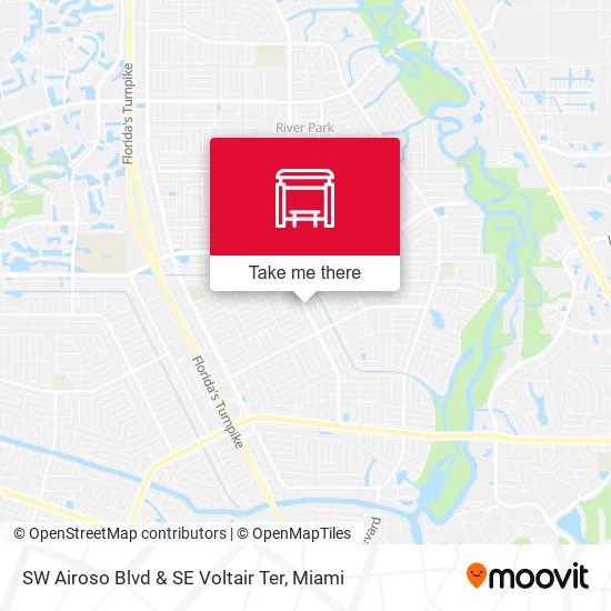 SW Airoso Blvd & SE Voltair Ter map