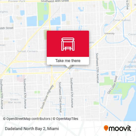 Mapa de Dadeland North Bay 2