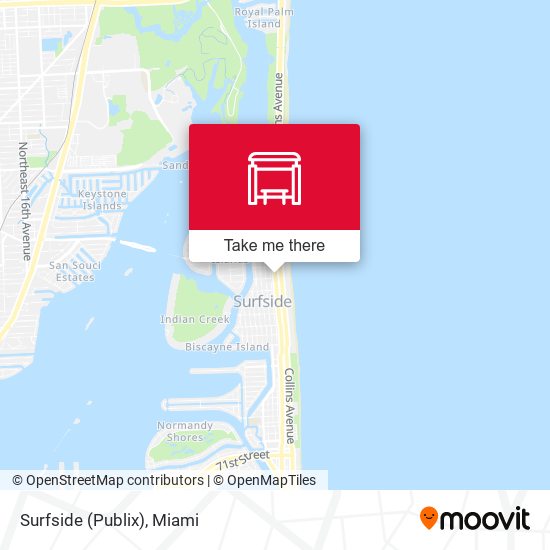 Surfside (Publix) map