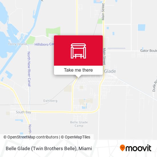 Belle Glade (Twin Brothers Belle) map