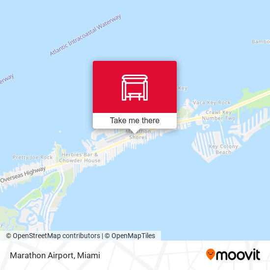 Marathon Airport map
