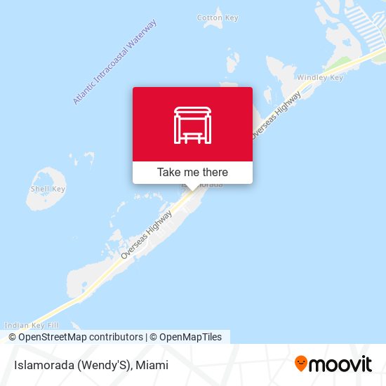 Mapa de Islamorada (Burger King)