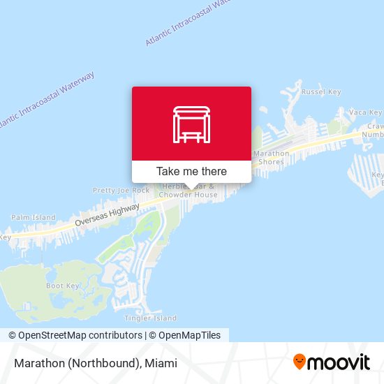 Marathon (Northbound) map