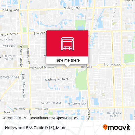Hollywood B/S Circle D (E) map