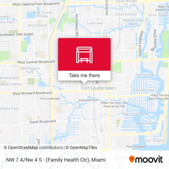 Mapa de NW 7 A / Nw 4 S - (Family Health Ctr)