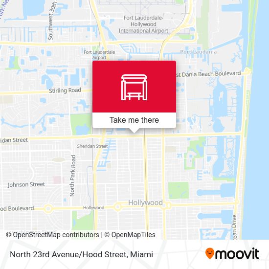 North 23rd Avenue/Hood Street map