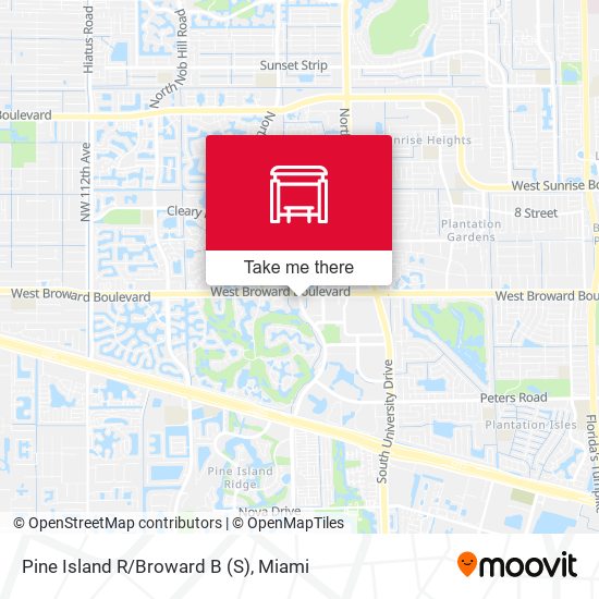 Mapa de Pine Island R/Broward B (S)