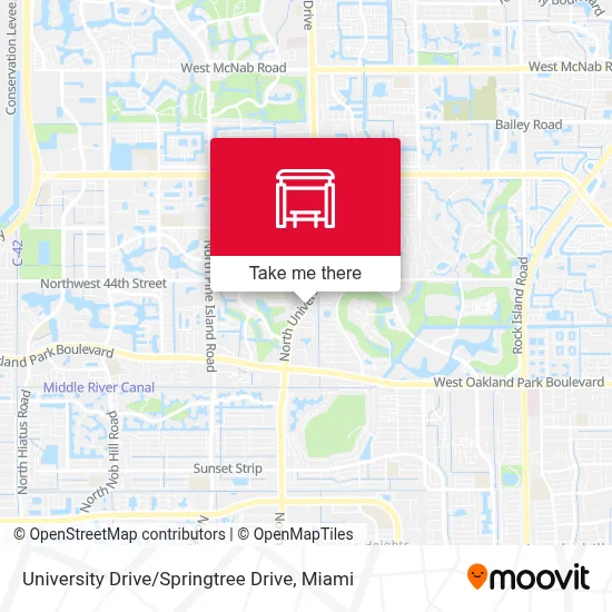University Drive / Springtree Drive map