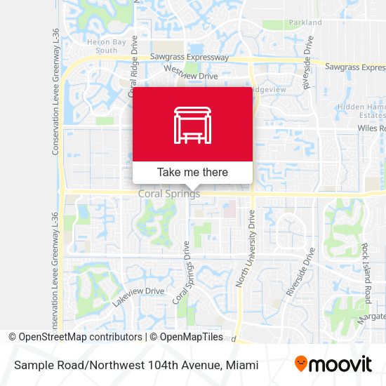 Mapa de Sample R/Nw 104 A