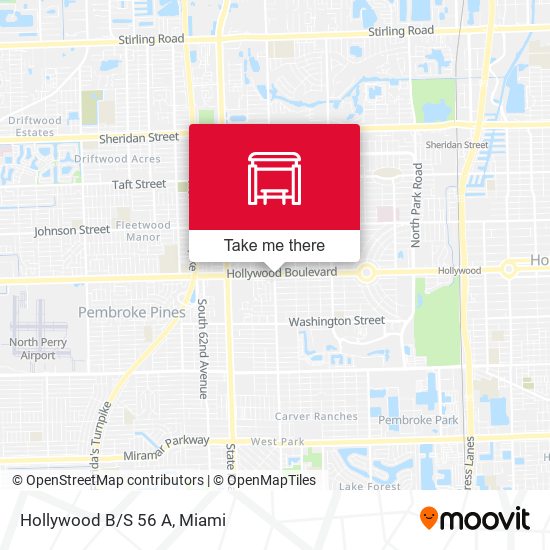 Hollywood B/S 56 A map