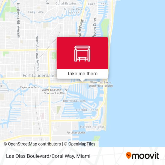 Las Olas B/Coral W map