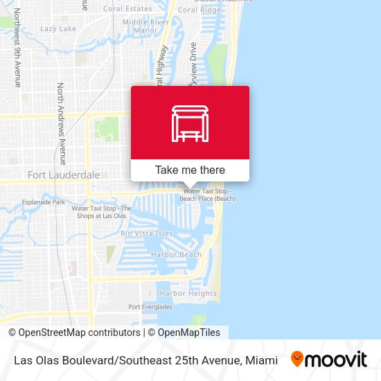 Las Olas B/Se 25 A map