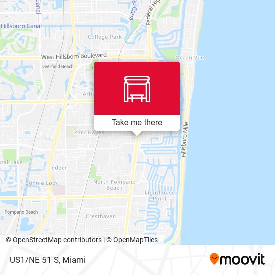 Us1/Ne 51 S map