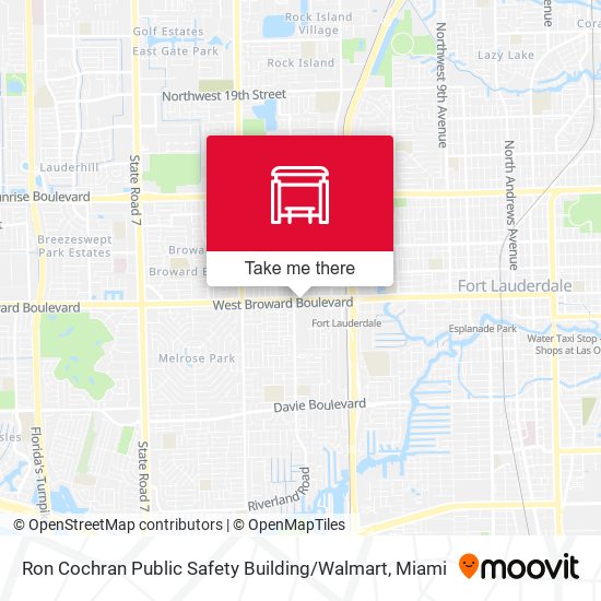 Ron Cochran Public Safety Building / Walmart map