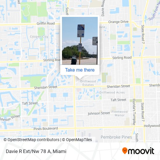 Davie R Ext/Nw 78 A map