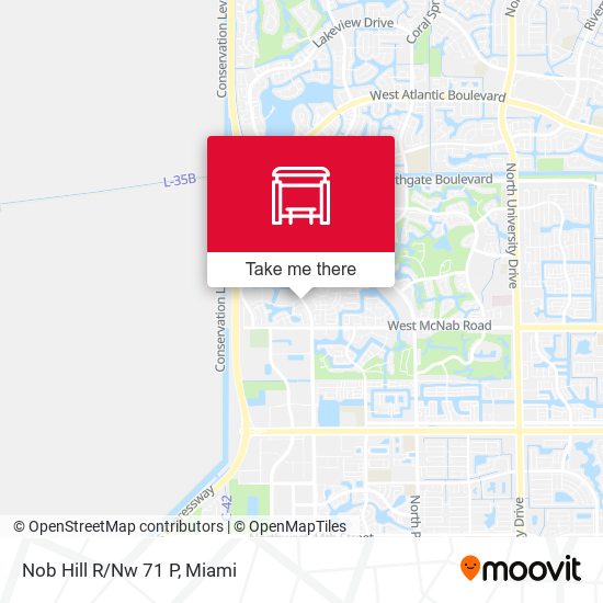 Nob Hill Road / Northwest 71st Place map