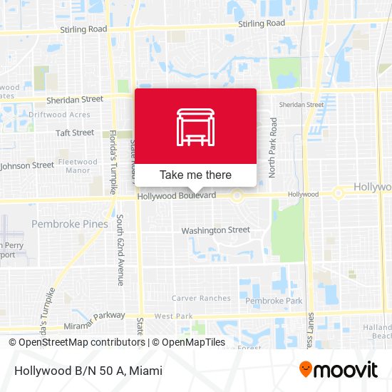 Hollywood B/N 50 A map
