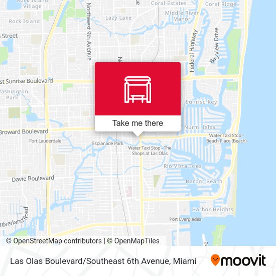 Las Olas B/Se 6 A map