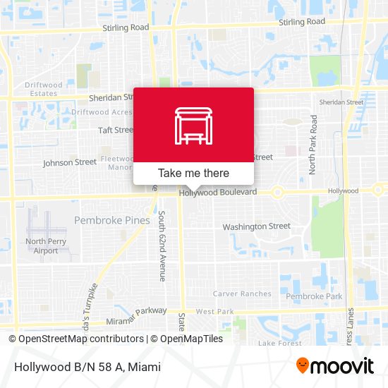 Hollywood B/N 58 A map