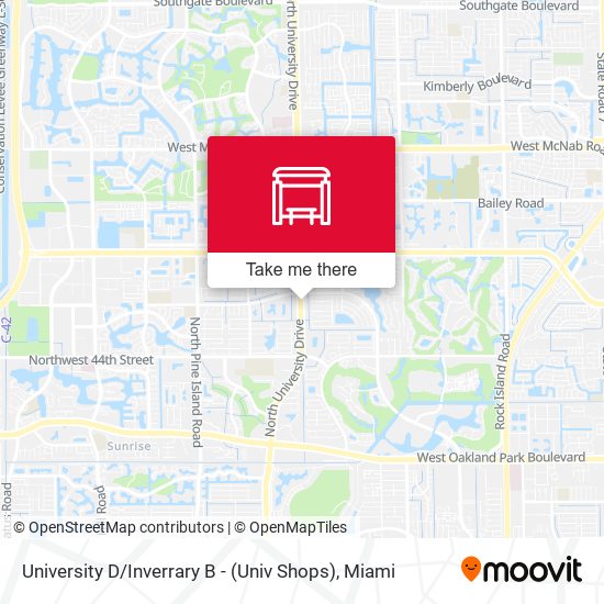 University D / Inverrary B - (Univ Shops) map