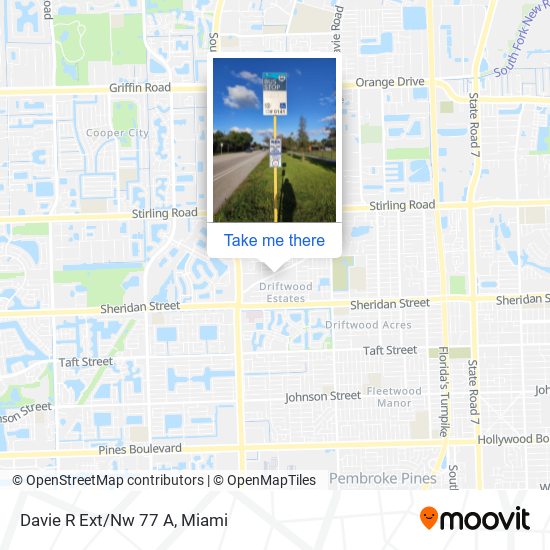 Davie R Ext/Nw 77 A map