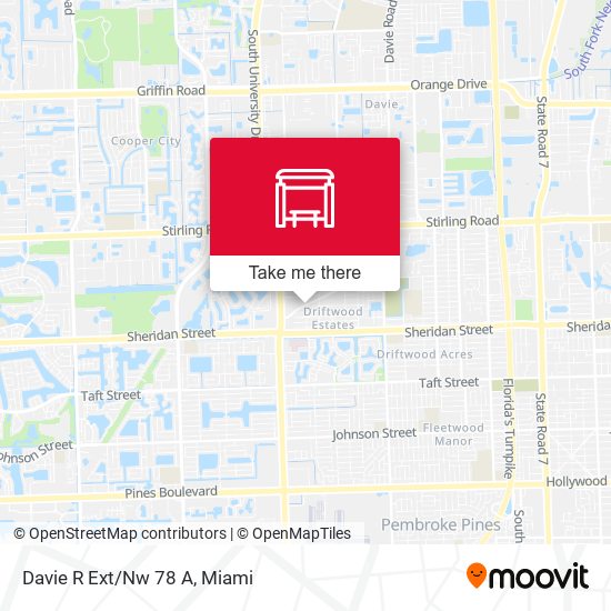 Davie R Ext/Nw 78 A map
