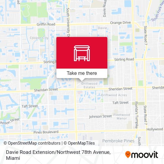 Davie R Ext/Nw 78 A map